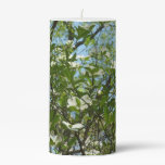 Branches of Dogwood Blossoms Spring Trees Pillar Candle