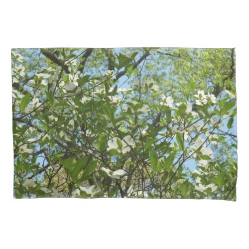 Branches of Dogwood Blossoms Spring Trees Pillow Case