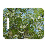 Branches of Dogwood Blossoms Spring Trees Seat Cushion