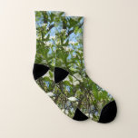 Branches of Dogwood Blossoms Spring Trees Socks