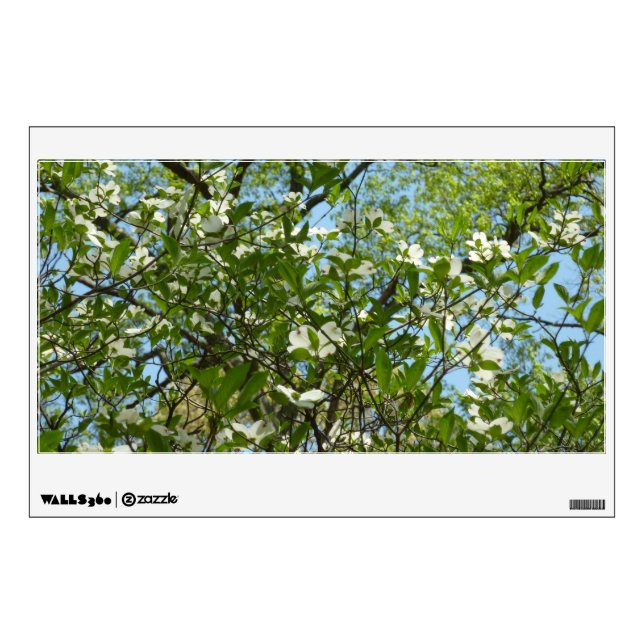 Branches of Dogwood Blossoms Spring Trees Wall Decal (Front)