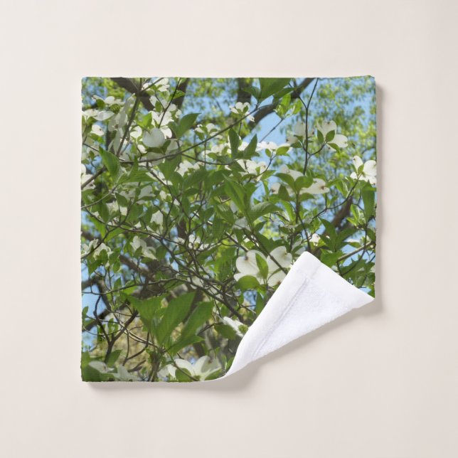 Branches of Dogwood Blossoms Spring Trees Wash Cloth (Wash Cloth)
