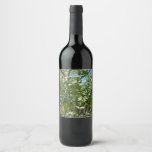 Branches of Dogwood Blossoms Spring Trees Wine Label