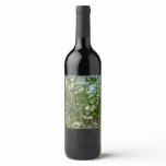 Branches of Dogwood Blossoms Spring Trees Wine Label