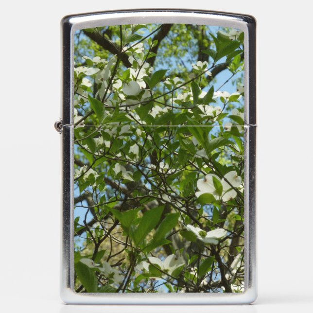 Branches of Dogwood Blossoms Spring Trees Zippo Lighter (Front)