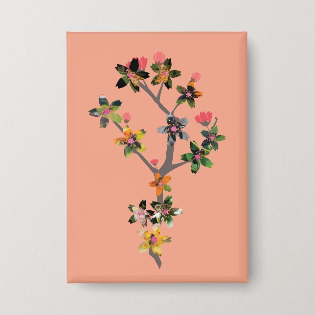 Branches of Insects Button (Front)