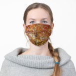 Branches of Orange Leaves Autumn Nature Adult Cloth Face Mask