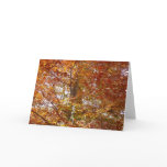Branches of Orange Leaves Autumn Nature Card