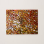 Branches of Orange Leaves Autumn Nature Jigsaw Puzzle