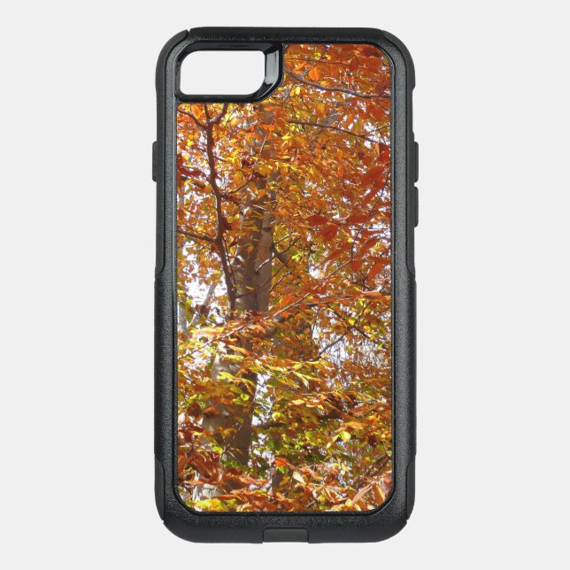 Branches of Orange Leaves Autumn Nature Otterbox iPhone Case (Back)