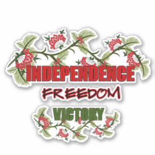 Branches of viburnum  sticker