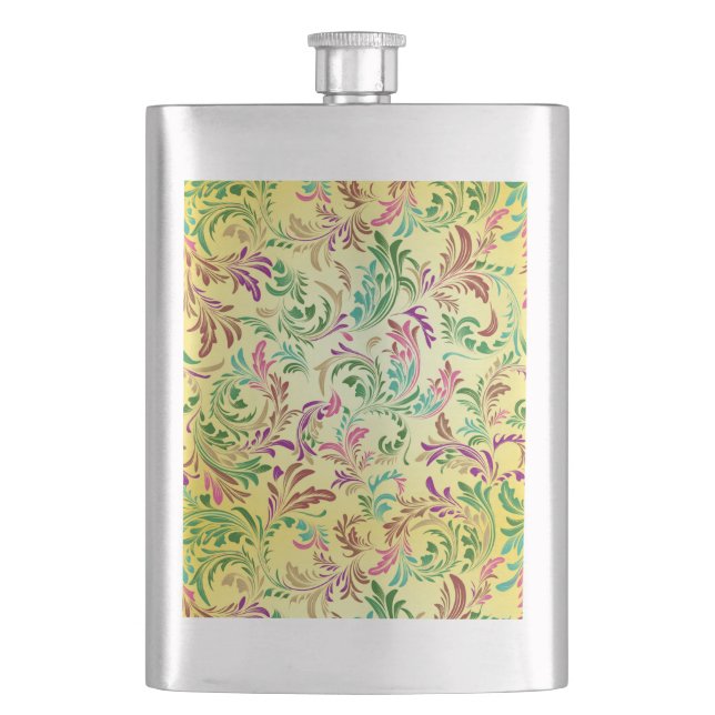 Branches Pattern Design-78466 Flask (Front)