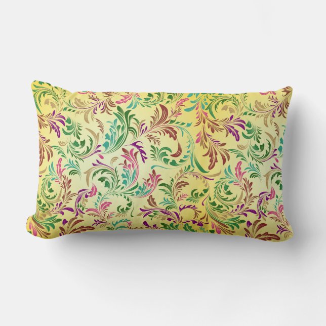 Branches Pattern Design-78466 Lumbar Pillow (Front)