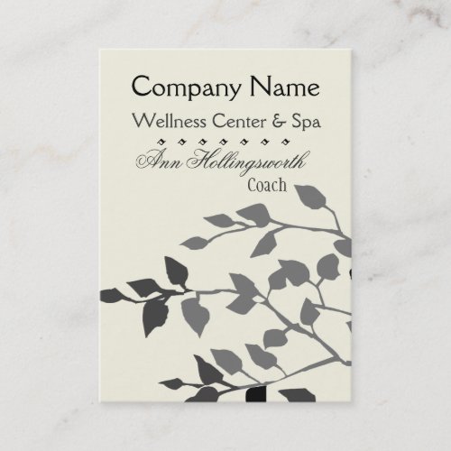 Branches Wellness Center &amp; Spa Business Card Templates
