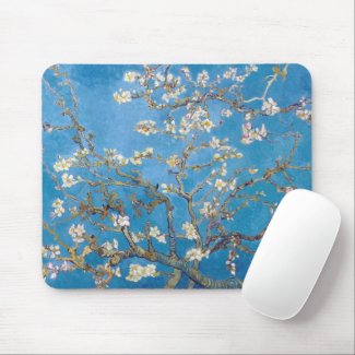 Branches with Almond Blossom Van Gogh Mouse Pad