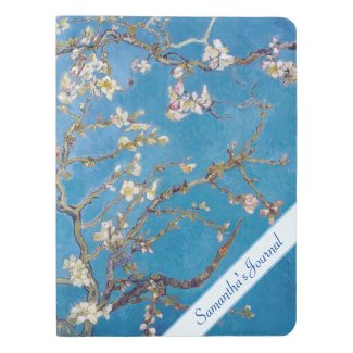 Branches with Almond Blossom Van Gogh name Extra Large Moleskine Notebook