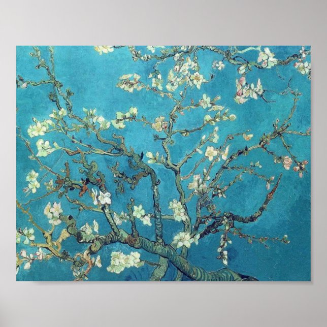 Branches with Almond Blossom  - Van Gogh Poster (Front)
