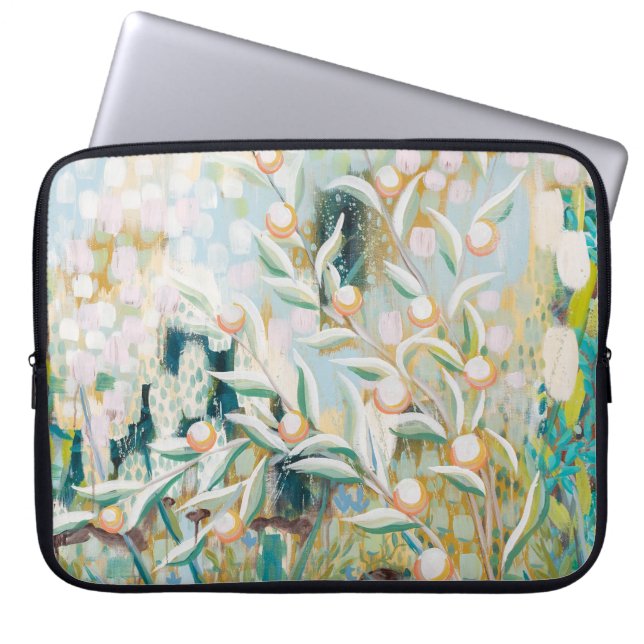 Branches with Fruit by Morgan Boszilkov Laptop Sleeve (Front)
