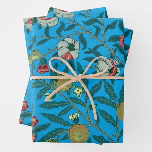 Branches with pomegranates by William Morris  Wrapping Paper Sheets (In situ)
