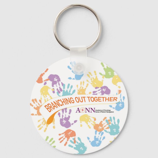 Branching Out Together Sweatshirt Keychain (Front)