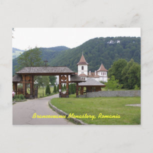 Brancoveanu Monastery Romania 1 Postcard