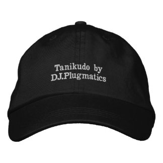 brand and designer's name embroidered baseball cap