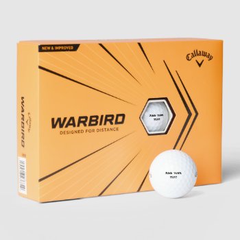 Brand: Callaway Golf Warbird Golf Ball by CREATIVESPORTS at Zazzle