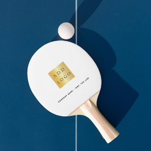 Brand color business logo text slogan ping pong paddle