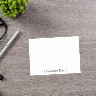 Brand color name post-it notes