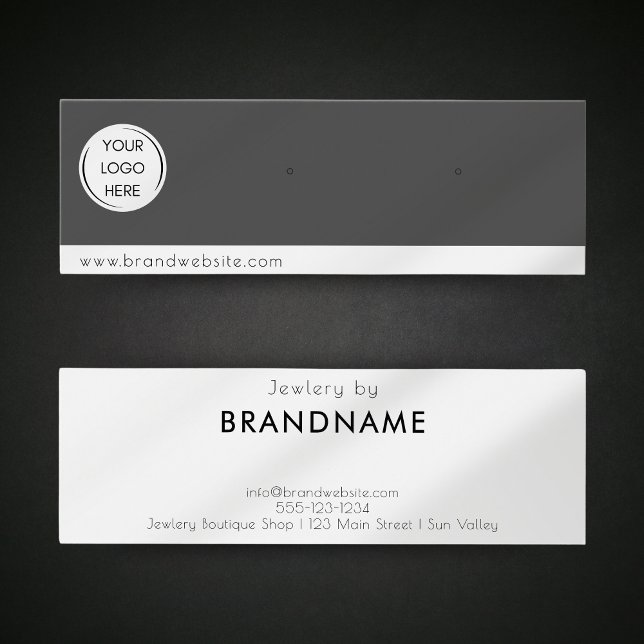 Brand Custom Logo earring Jewelry Display Card (Creator Uploaded)