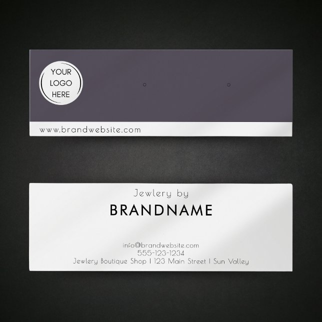 Brand Custom Logo earring Jewelry Display Card (Creator Uploaded)