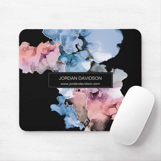 "Brand Evolution" Chic Personalized Business Mouse Pad (With Mouse)
