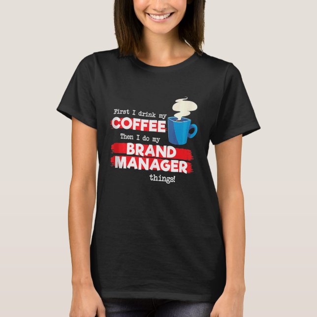 Brand Manager and Coffee Tank Top (Front)