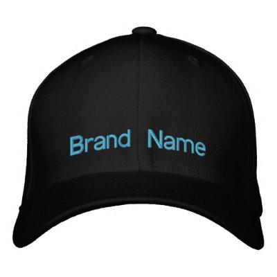 Brand Name Hat Embroidered Hats | Zazzle