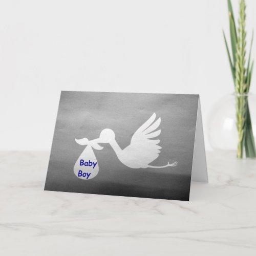 BRAND NEW BABY BOY__OH WHAT JOY CARD