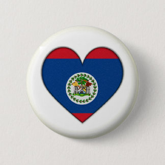 BRAND NEW!! - BELIZE HEART PIN BACK BADGE