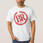 Brand New &quot;br&quot; Logo Tee (white/red) at Zazzle