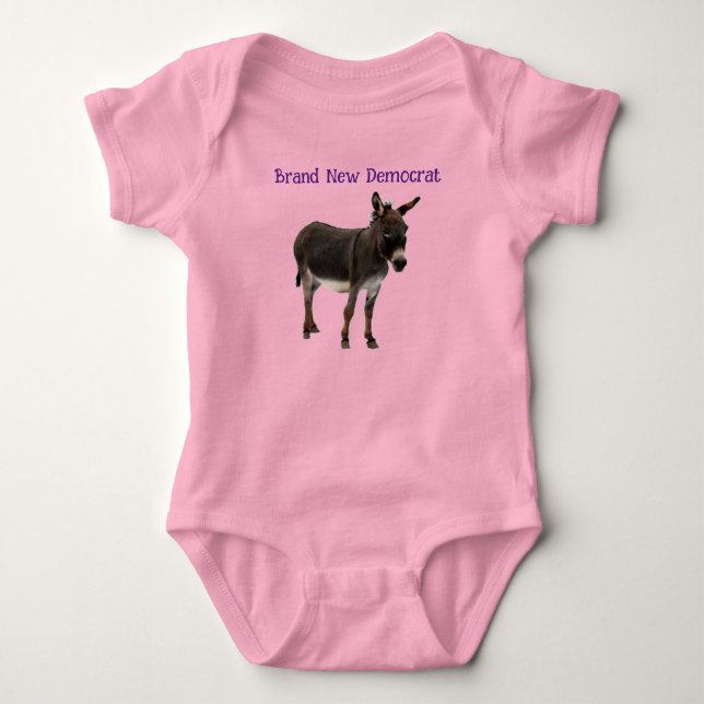 Brand New Democrat Baby Body Suit Baby Bodysuit (Front)