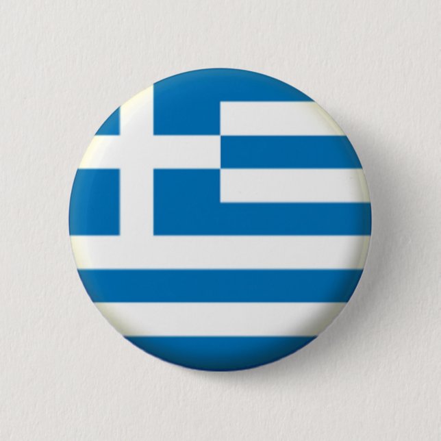 BRAND NEW!! - GREECE PIN BACK BADGE (Front)