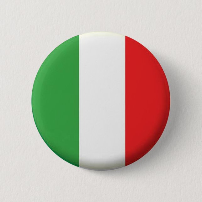 BRAND NEW!! - ITALY PIN BACK BADGE (Front)