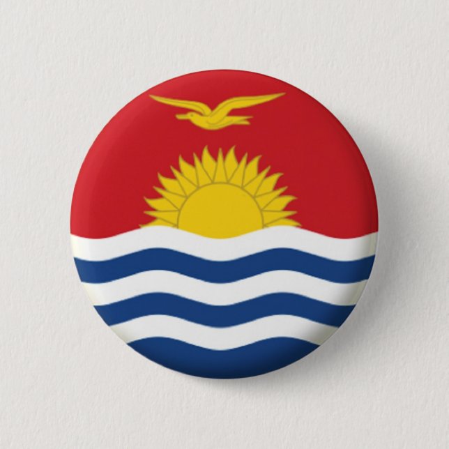 BRAND NEW!! - KIRIBATI PIN BACK BADGE (Front)