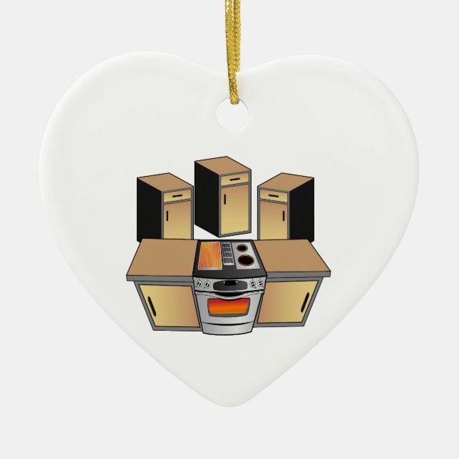 Brand New Kitchen Remodel Home Improvement Project Ceramic Ornament (Front)