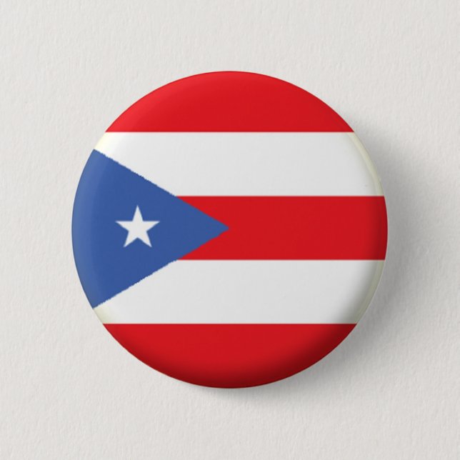 BRAND NEW!! - PUERTO RICO PIN BACK BADGE (Front)
