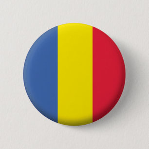 BRAND NEW!! - ROMANIA PIN BACK BADGE