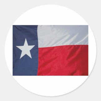 Brand New Texas Flag Classic Round Sticker