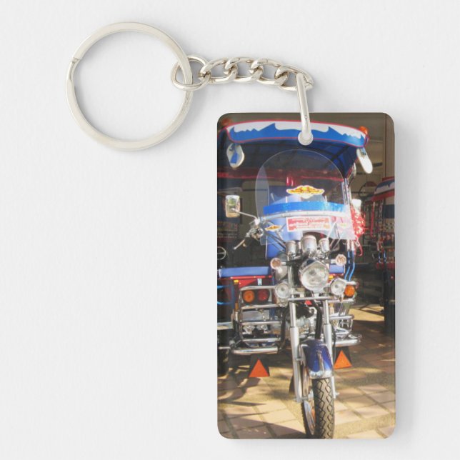 Brand New Tuk Tuk .. Udon Thani, Isaan, Thailand Keychain (Front)