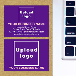 Brand on Purple Business Card