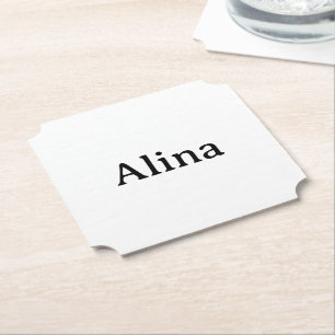 Brand Promotion 4" x 4" Ticket Paper Coaster