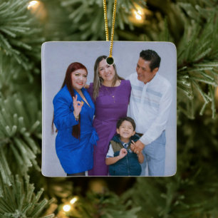 Brand Promotion Photo Ceramic Square Ornament