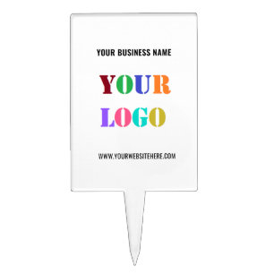 Brande Business Promotional Cake Topper Template